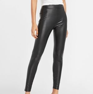 Express Petite Faux Leather Legging